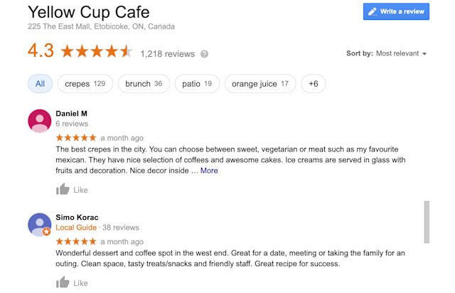 Since Google My Business launched in 2014, online reviews have emerged as one of the biggest trending signals for Google My Business listings. Your business listing allows customers to post public reviews of your business, creating an opportunity for great word-of-mouth marketing when customers leave positive reviews and ratings. You can reply to reviews and show potential and existing customers that you value their business and feedback. Good reviews help to convince prospective customers to trust your business, as they will see positive feedback from others and a high google rating. Google uses a five-star rating scale to rank businesses based on performance, with a grade from one star (poor performance) to five stars (excellent service).