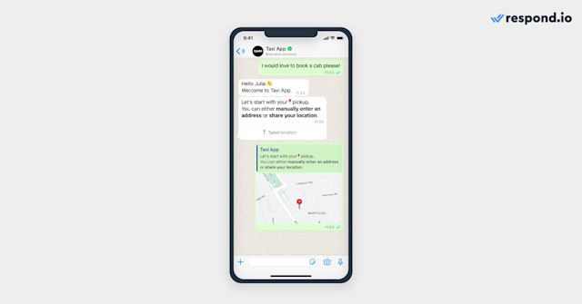 Location request messages are messages that a business sends to request a customer’s location. This message contains a body text and a Send location button that users can tap to share their location.
