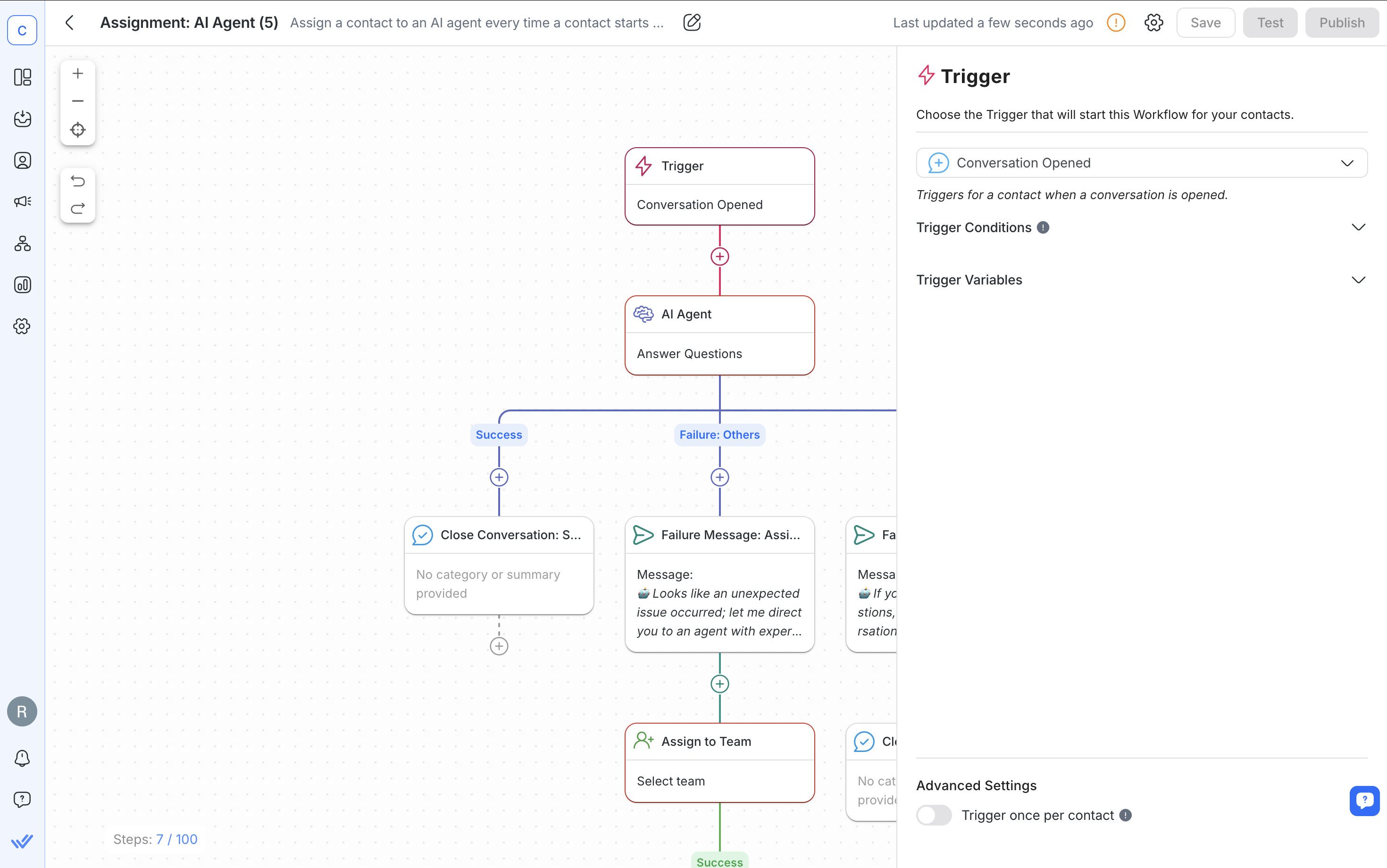 Image depicting respond.io triggers