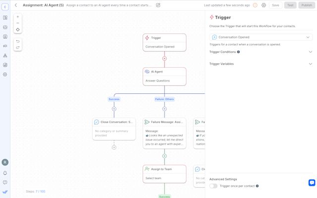 Image depicting respond.io triggers