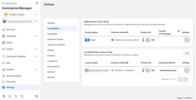 This image shows how to enable the in-app checkout option 