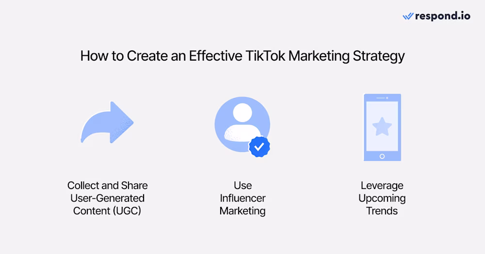 Una imagen que muestra formas adicionales de crear una estrategia de marketing efectiva en TikTok.