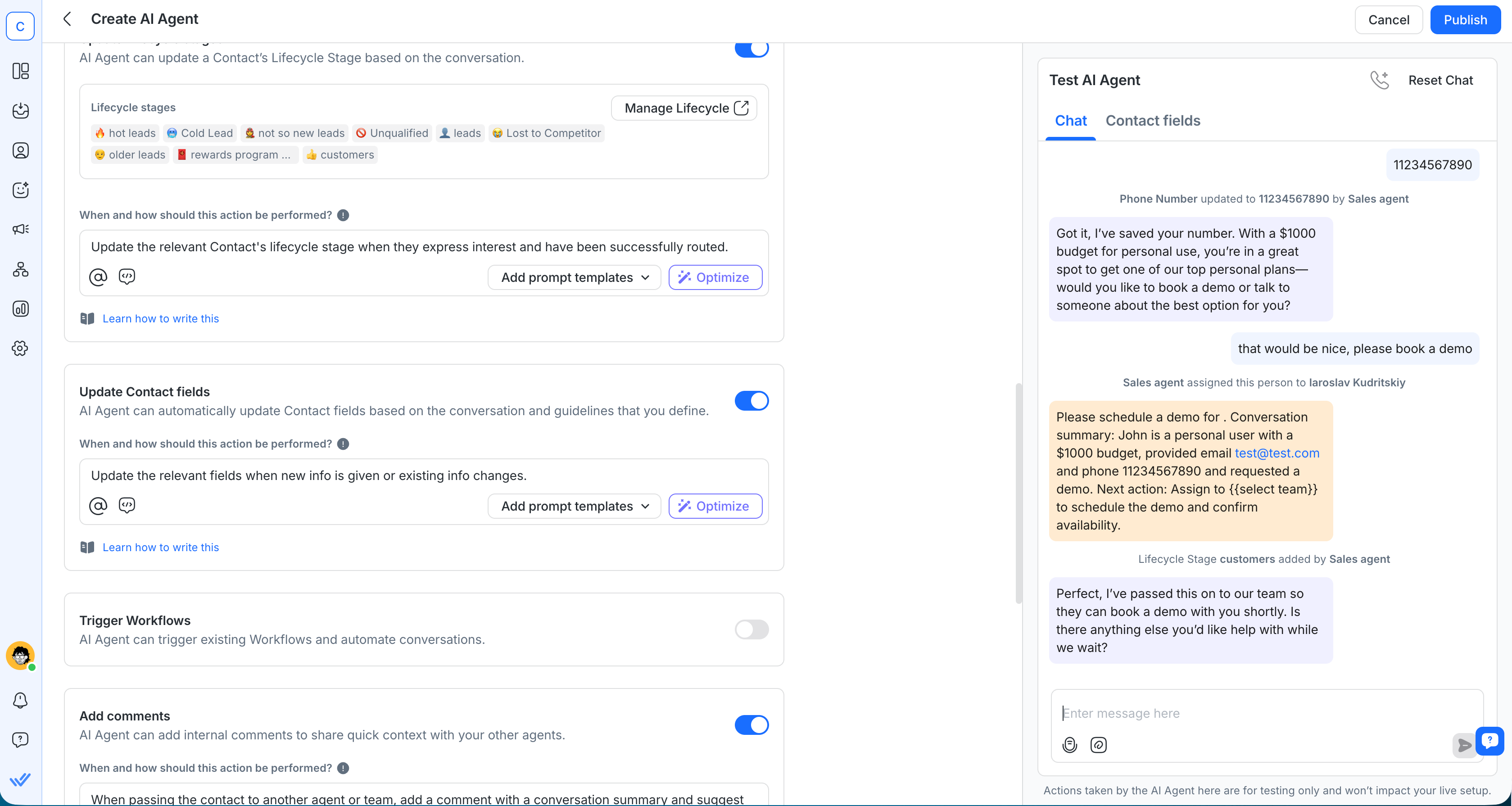 With respond.io you can easily create WhatsApp chatbots that qualify customers based on criteria you set or define for your business.