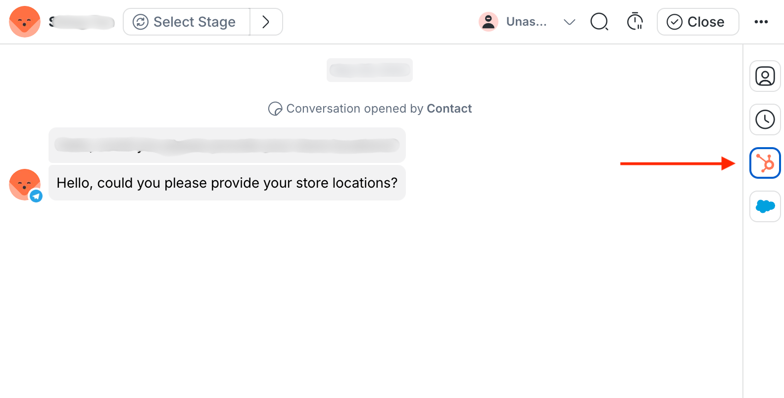 Example of how to get data from HubSpot into respond.io with one click