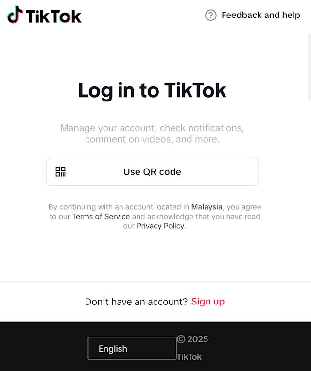 An image showing the process of connecting a TikTok account to respond.io