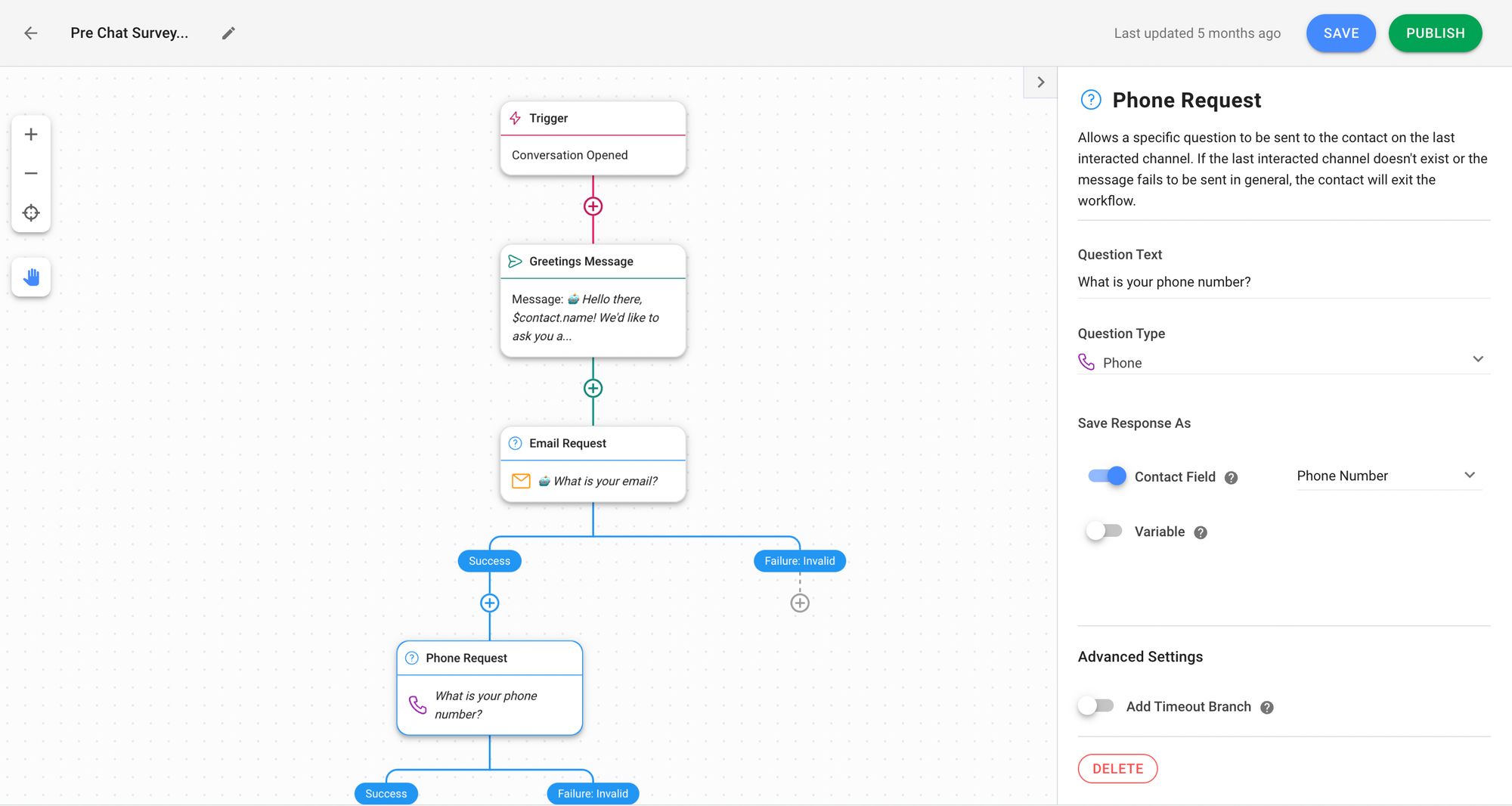 Bienvenue dans le chat avec respond.io Workflows