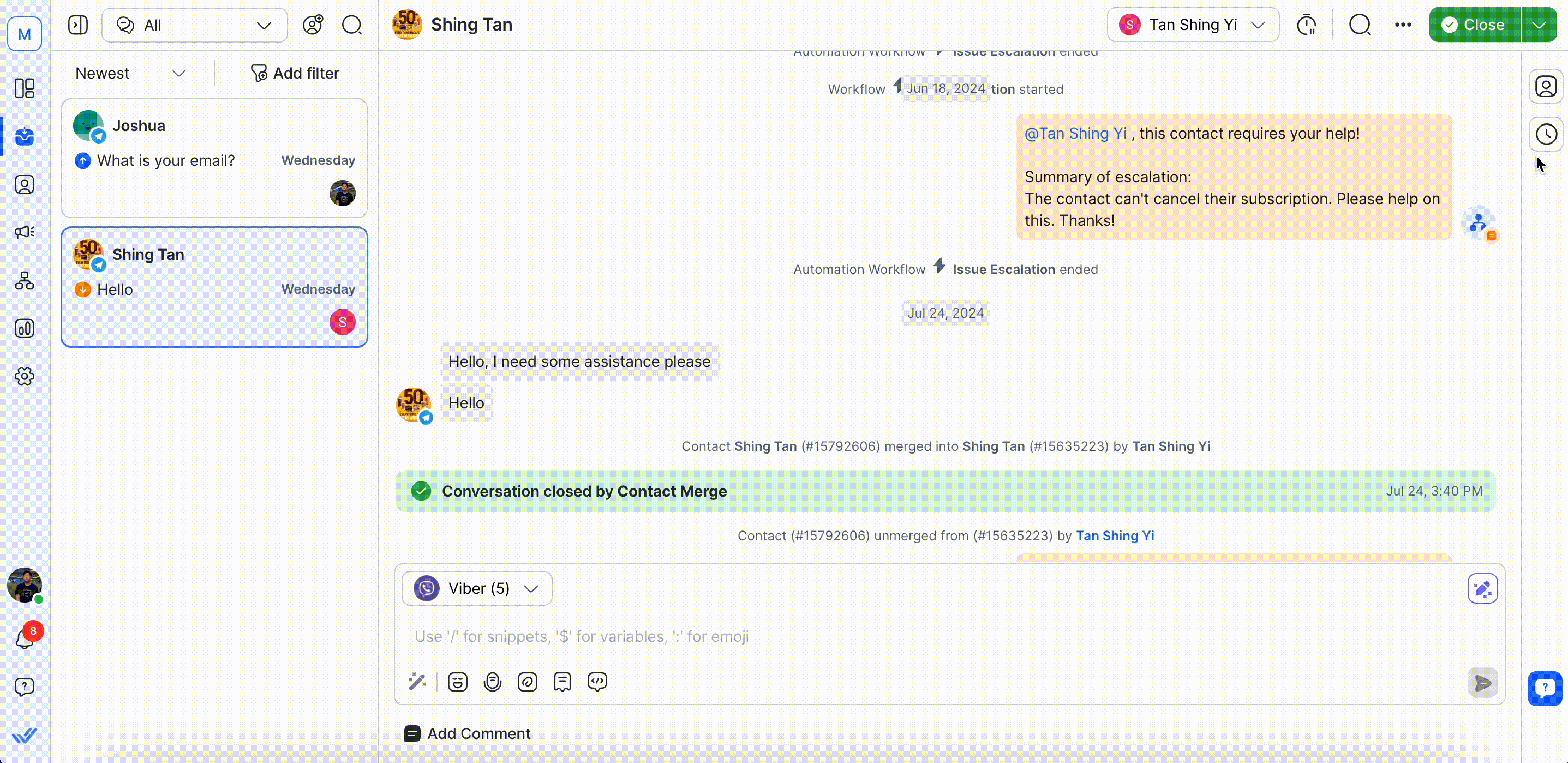 Internal Comment GIF (Help Center)
