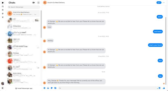 An image showing: Facebook Messenger Link Generator - how you create a m.me link manually