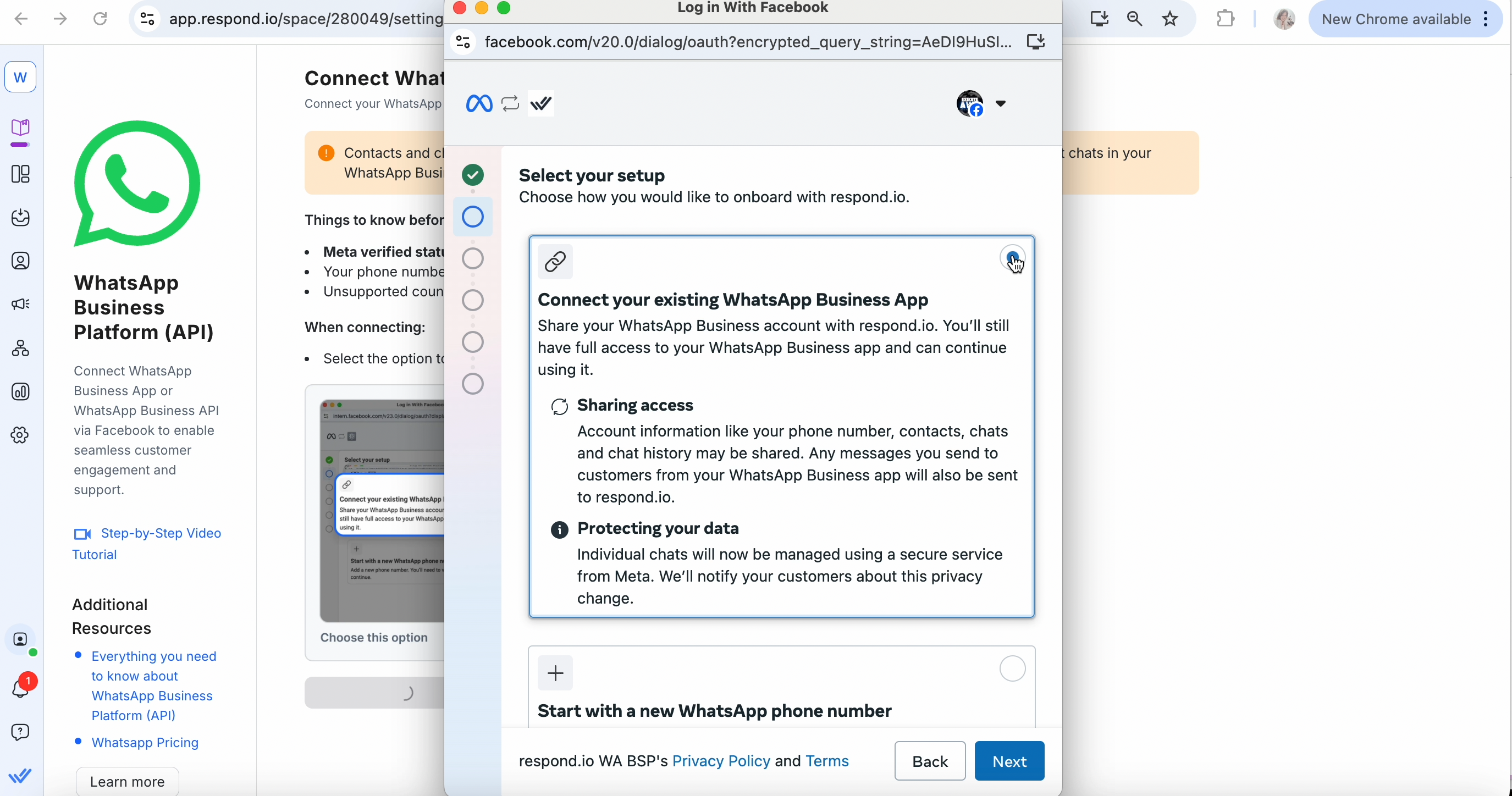 Use WhatsApp Business App and WhatsApp API with the same phone number on respond.io