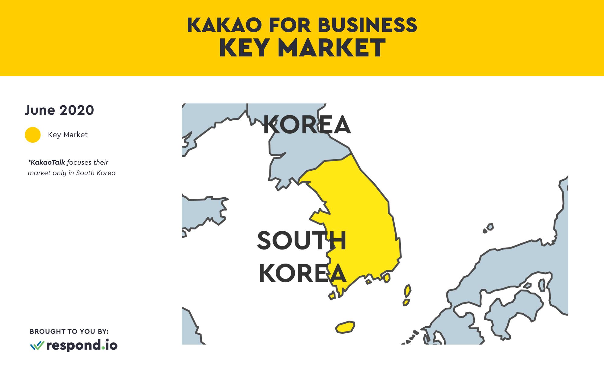 Il mercato chiave di KakaoTalk è in Corea del Sud