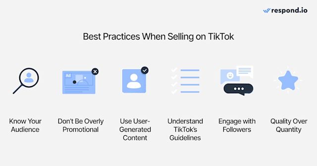 Image covering TikTok tips to boost TikTok Shop Sales and provide a smooth shopping on TikTok experience for customers to be one of the best TikTok Sellers.