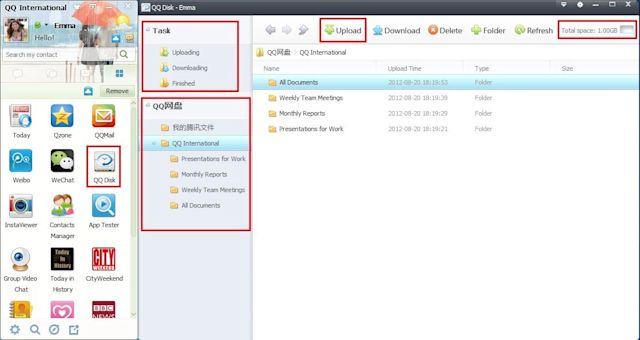 Since QQ allows your to transfer files that are larger than 25mb QQ remains the Workplace Chinese Messaging App of choice