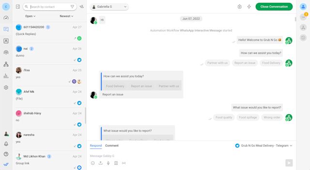 Respond.io omnichannel platform streamlines communication across WhatsApp, Messenger, LINE, email, and webchat. Connect multiple accounts to manage messages in a single inbox.