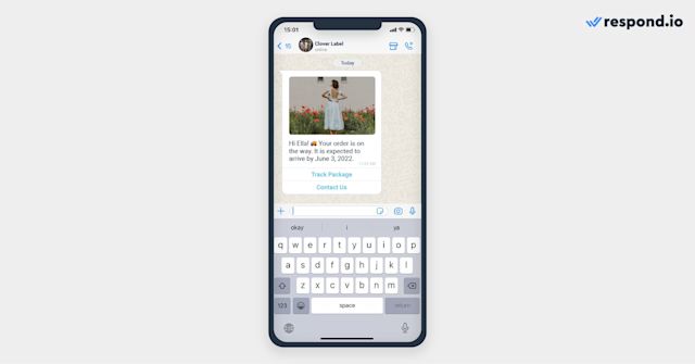 whatsapp button message: You can add call to action button with text or media rich template messages