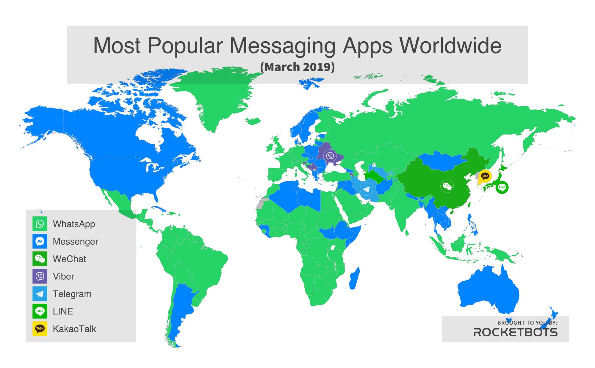 Le applicazioni di messaggistica più popolari, l'app di messaggistica più popolare per paese, le applicazioni di messaggistica più popolari in uk, più popolari applicazioni di messaggistica in India, più popolari applicazioni di messaggistica in ogni paese, più popolare app di messaggistica in Giappone