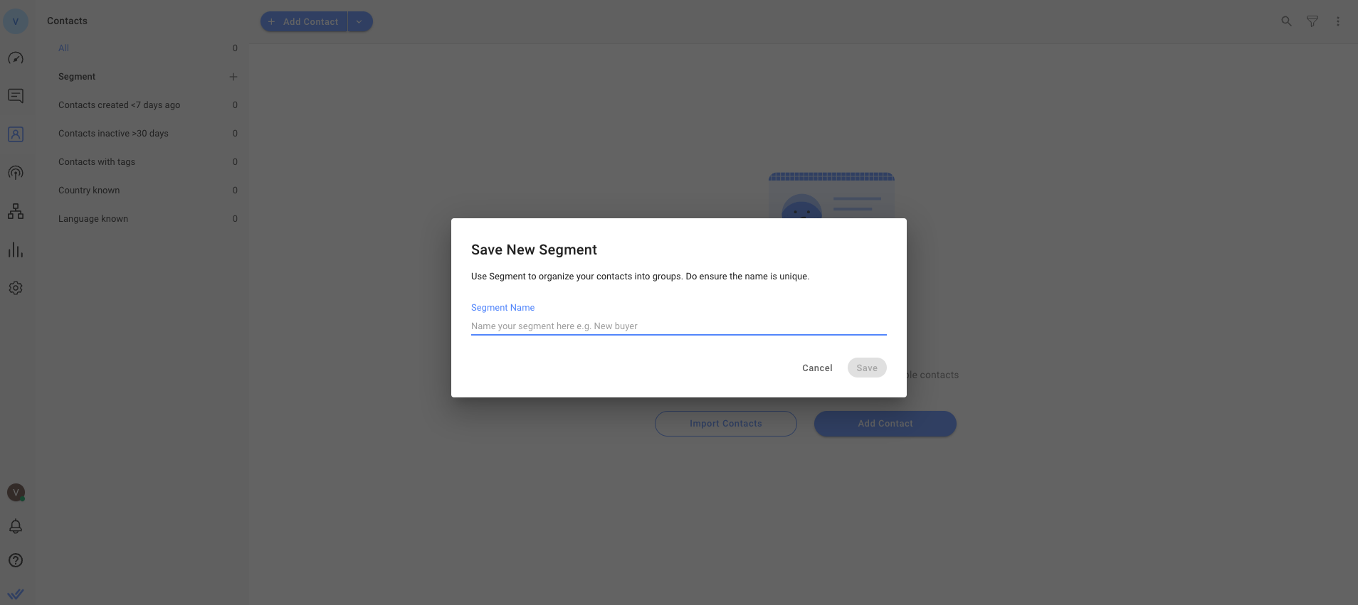 Image depicting the Merge contacts feature on respond.io