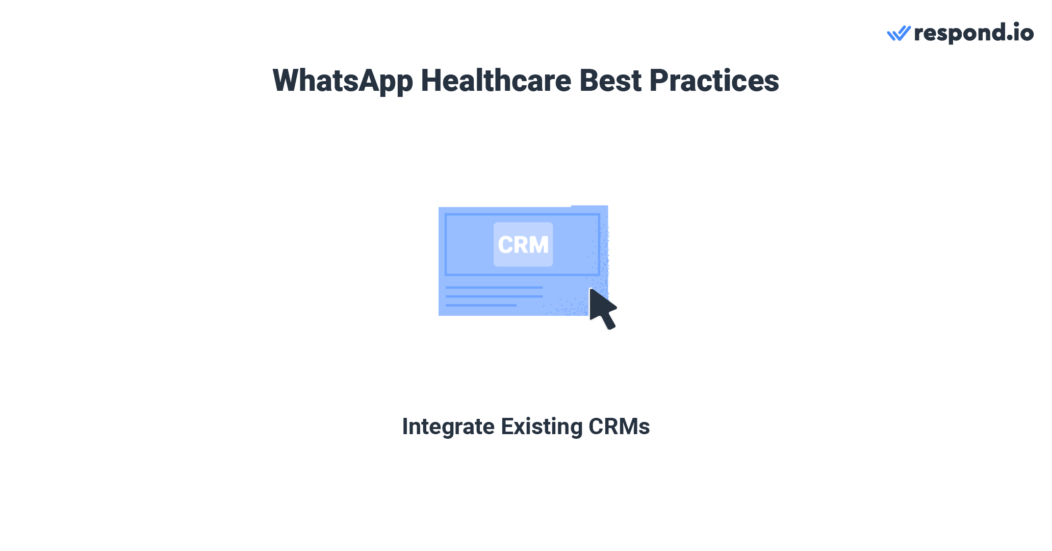 This image shows medical centers best practices with respond.io