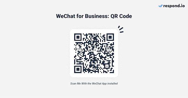 This is a picture of the QR code of a WeChat Official Account. QR codes can convert offline traffic like foot traffic in a store to WeChat Official Account followers.
