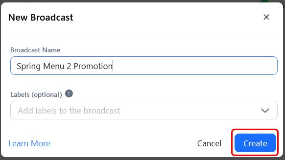 A screenshot of naming a scheduled message 