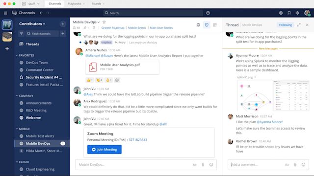 Image showing instant messenger software for business Mattermost