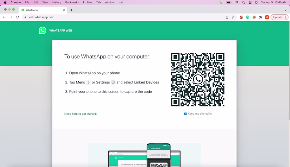Este es el código QR de WhatsApp para Business Web. Necesitará el código QR web de negocios de WhatsApp para la Web WhatsApp com Login. Averigua cómo crear la web de whatsapp y usar la web de whatsapp en el blog.