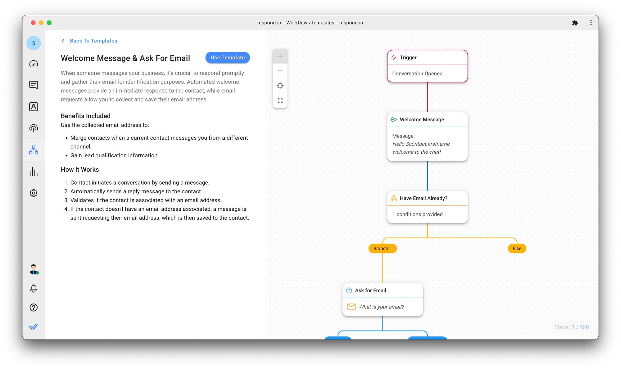 La nouvelle page d'aperçu du modèle de flux de travail vous permet de visualiser le flux de travail et d'en comprendre les avantages