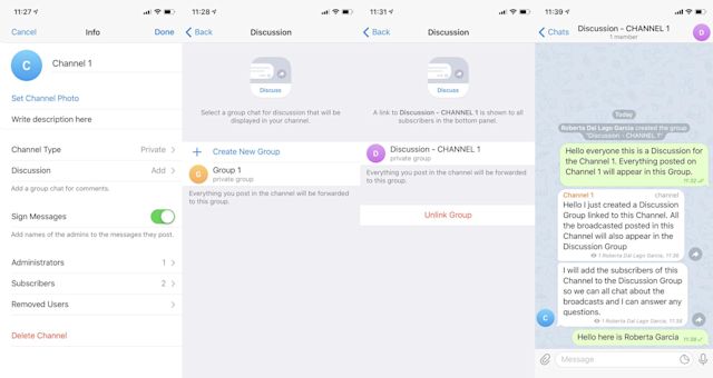 How to create discussion in telegram public group, telegram private group or any telegram group 