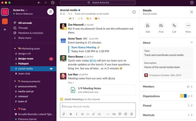Image showing instant messenger software for business: Slack