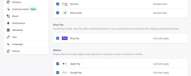 This money shows how to receive money on your Shopify site using the Meta digital wallet