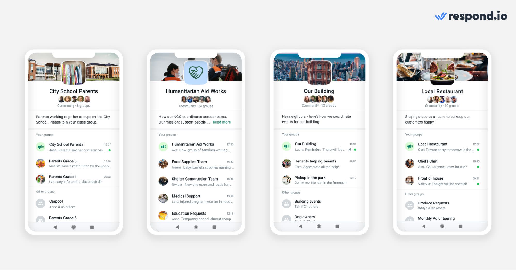 This image shows WhatsApp launch Communities, a new feature that allows people to create communities in WhatsApp. Search WhatsApp's article called 