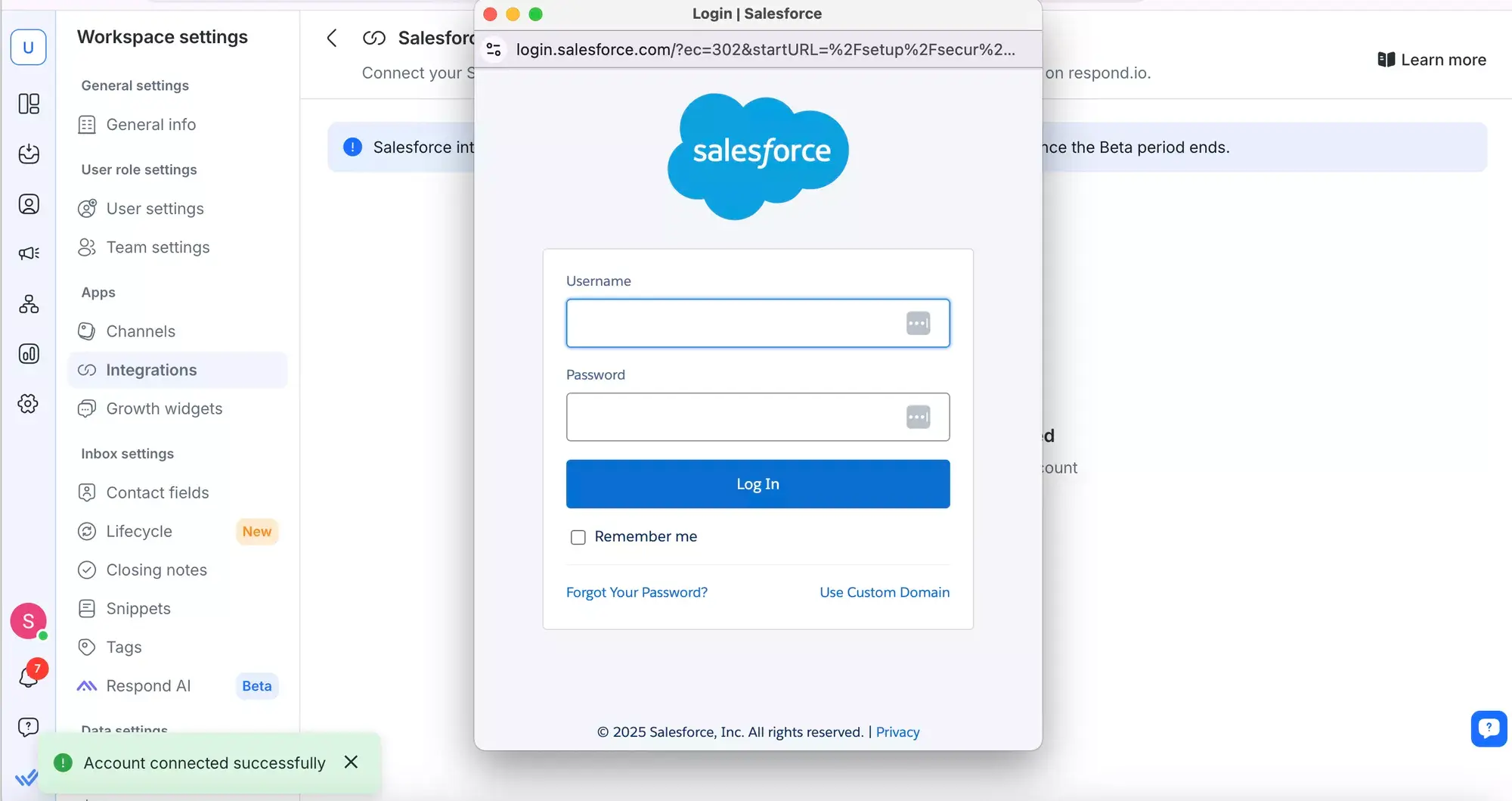Salesforce integration - 8