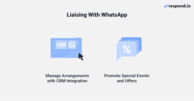 Liaise with travel agents on WhatsApp to attract more customers