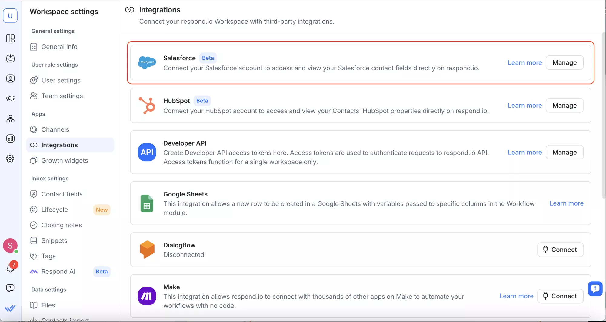 Integración de Salesforce - 6
