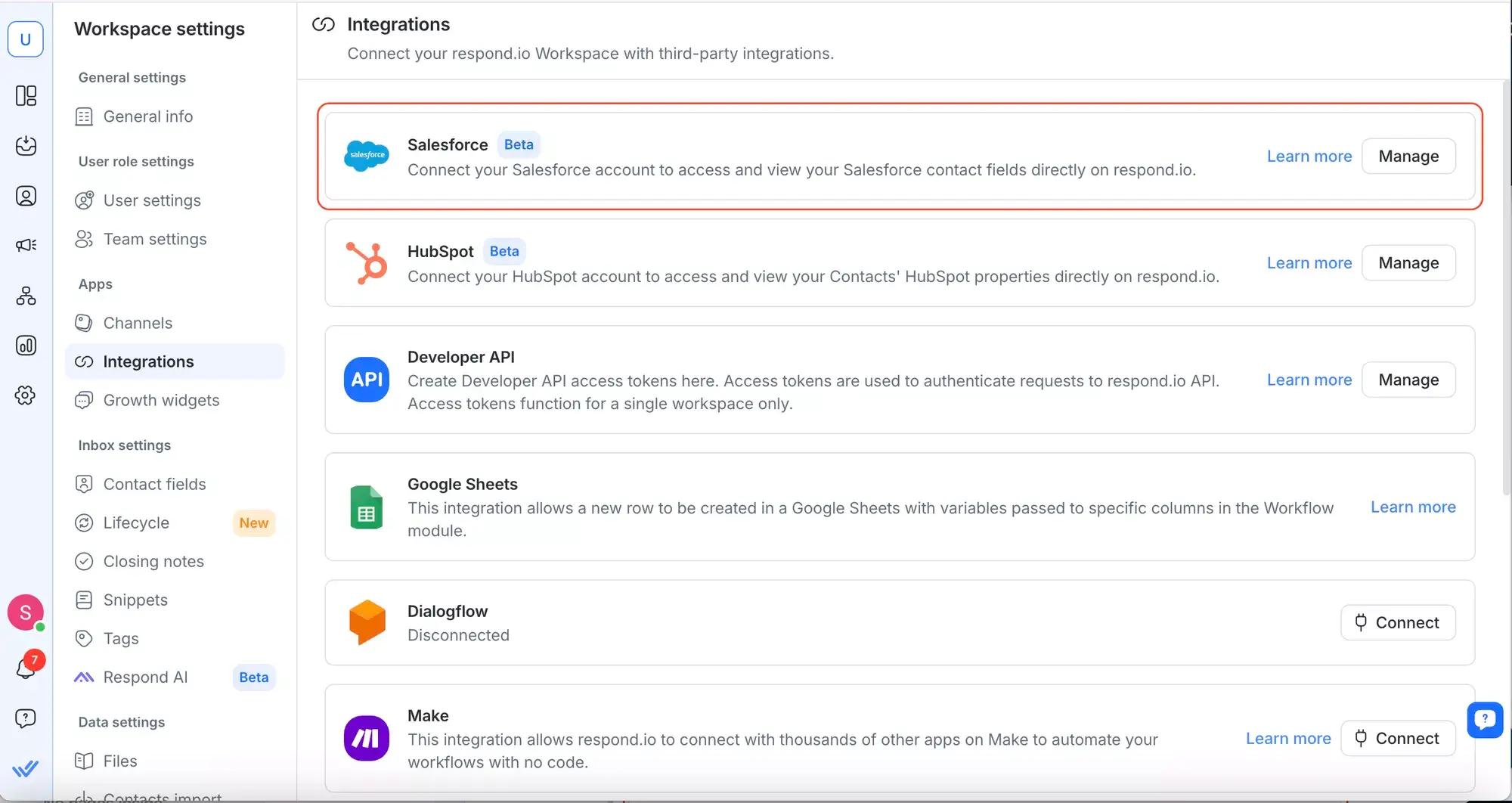 Salesforce integration - 6