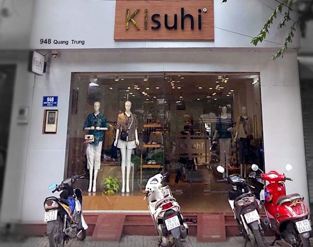 Image of Kisuhi clothing store, a Vietnamese company that successfully used a Facebook Messenger campaign