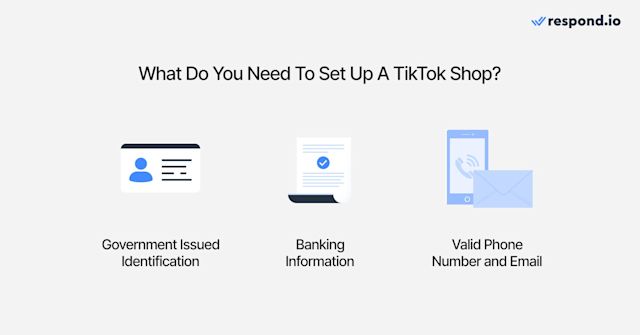You need a government issued ID, banking information and valid phone and email address if you want to know how to open a TikTok Shop