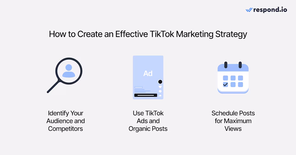 Una imagen que muestra las mejores prácticas para crear una estrategia de marketing de TikTok efectiva
