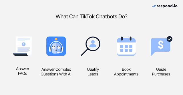 An image showing the capabilities of a TikTok Chatbot