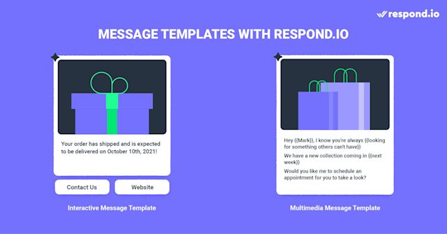 This image shows a WhatsApp broadcast message sample you can use for WhatsApp Business Broadcast 